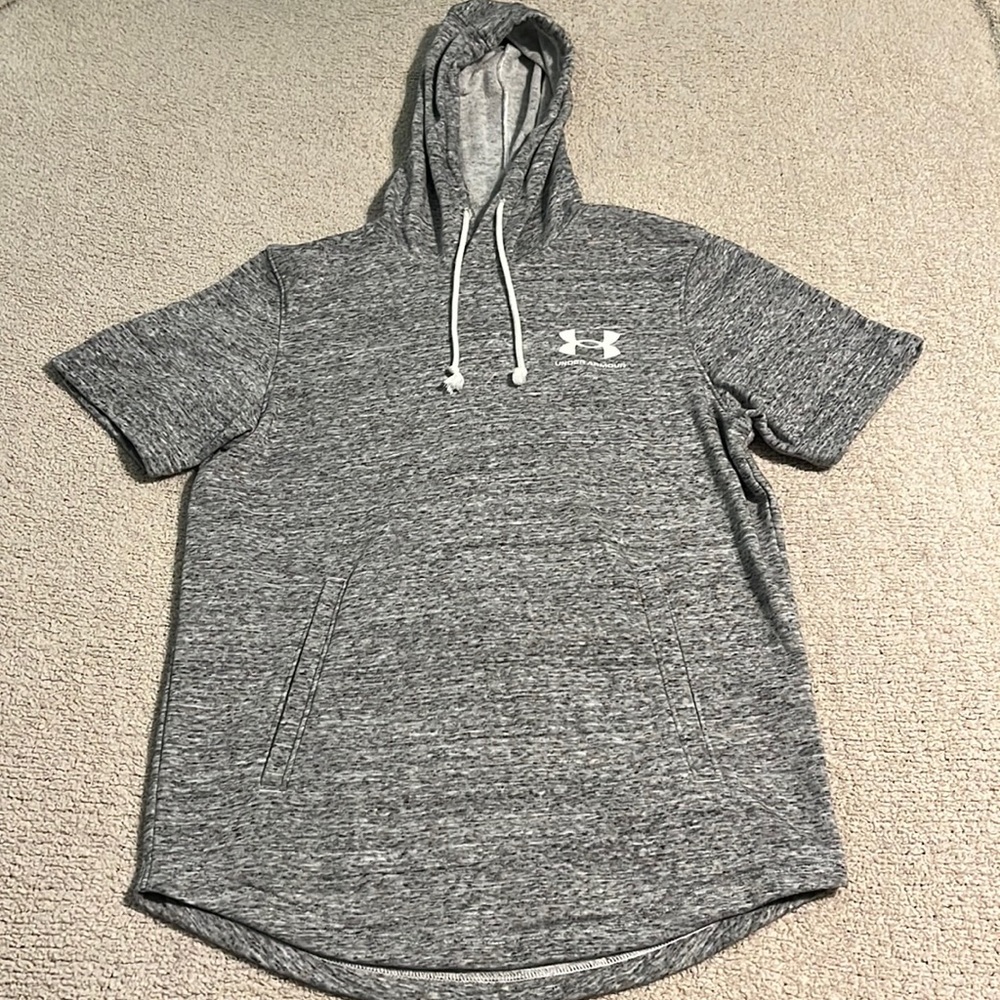Men’s Under Armour Rival Terry Short Sleeve Hoodie